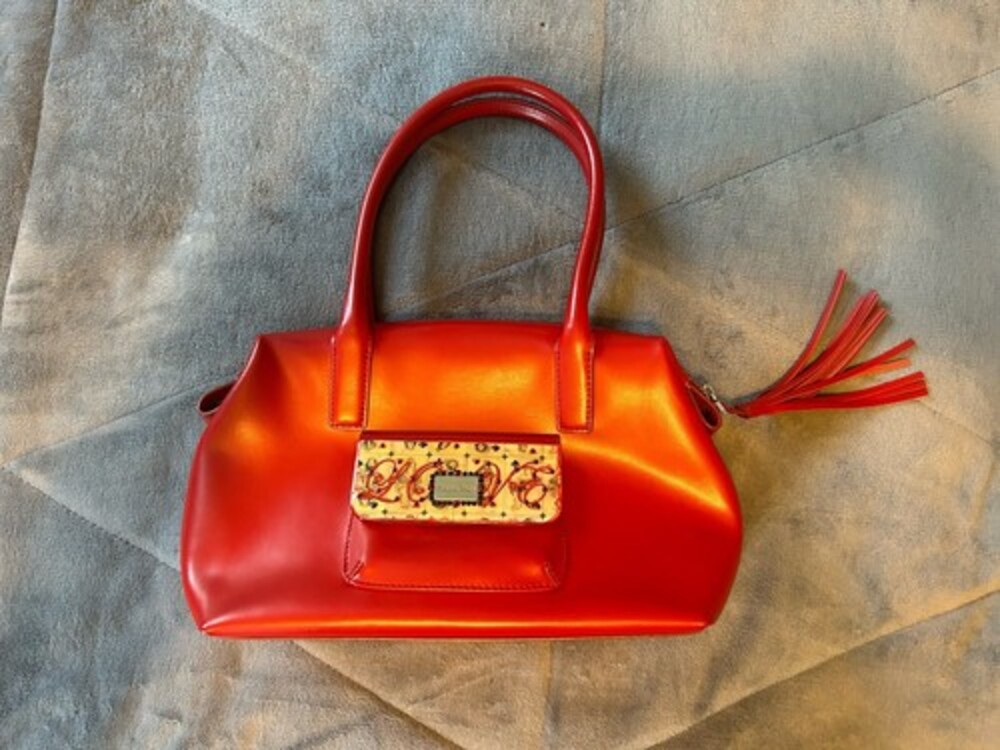 Stella Page LOVE Designer Handbag Purse Red
